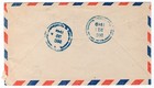 Honduras Cover 1949 Rare Countermark Census Patriotica Propaganda Internacional 
