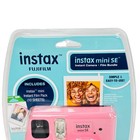 Fujifilm Instax Mini Se Instant Camera   Film Bundle Pink
