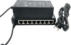 8-port Passive Power Over Ethernet Poe  Injector Adapter With 48v 65w Power Supp
