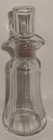 Antique Early 1900s Embossed   Textured Lettering Combo Oil vinegar Bottle