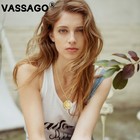 Vassago Key Of Solomon Seals Necklace Engraved With 72 Names Of God Pendant S   