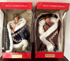 Vintage Peggy Nisbet 8  Doll  King Edward Vii And Queen Alexander  Signed Tags