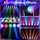 7x40w Rgbw Moving Head Stage Lighting Led Wash Dmx Beam Bar Disco Party Dj Light