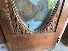 Antique Oval Beveled Stained Glass Door