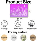 Large Flower Stencil 14inch Flower Stencils For Painting Floral Stencils Reus   