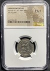 Bahram Iv 388-399 Ad  Sasanian Empire Silver Ar Drachm Coin Ngc Ch F  Rare Ruler