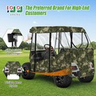 Universal Golf Cart Driving Enclosure For Club Car Ezgo Txt 2 Passenger camoufla