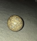 Carved Crystallized Fossil Egg Sculpture