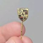 Porsche Metal Crest Lapel Pin Stick Pin Original