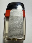 Scripto Vu-lighter Bowler Graphic Red Band Collectible Lighter