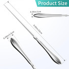 1 Pack Silver  Letter Opener Metal Envelope Knife  9 Inch   Lightweight  Hand