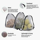 100  Polyester Mesh Drawstring Bag For Everyday Use - Polyester Mesh Laundry Bag