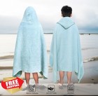 Original Kids Hooded Bath Towel Wrap - Ultra Soft 100  Cotton Terry Large Ove   