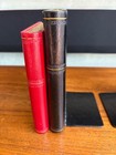 Vintage Pair Of Leather Books Bookends Made In Italy For Eximious
