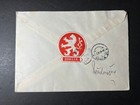 1945 Registered Czechoslovakia Cover Prague To Zurich Switzerland Postwar