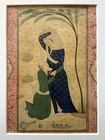 Antique Islamic 19th Century Mughul Miniature Original Paint