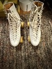 Vintage Oberhamer Roller Skates 7 5c Snyder Skate Co Satin Roll 63 Wheels Case