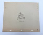 Alice In Wonderland Production Drawing White Rabbit Cel Original Disney 1951