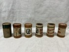 Antique 6 Piece Edison Cylinder Phonograph Records Lot Mix K
