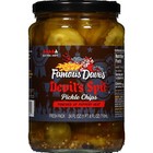  4 Pack pickle Chips  24 Fl Oz Jar