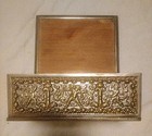 Ornate Antique Brass Box By Erhard   Sohne  From Mata Hari Of Kashmir Estate