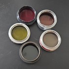 Kodak 5-1 2 Camera Lens Filters Set Red Yellow 85c With Storage Case