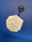 Antique Vintage Art Deco Ceiling Chandelier Light Fixture Schoolhouse Pendant