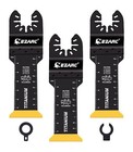 Ezarc Titanium Oscillating Saw Blade Long Reach For Metal  Wood Nails  Screws