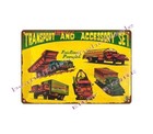 Toys Powered Transport And Accessory Metal Tin Sign Rusty Replica Home Decor