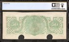 1863  50 Bill Confederate States Civil War Note Csa Paper Money T-57 Pcgs 55