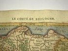 France Boulogne 1613 Mercator  hondius Atlas Minor Nice Antique Map 17th Century
