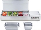    refrigerated Prep Station  140w Air-cooling Salad Bar Buffet Station  35-46  f D