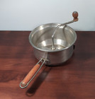 Foley Food Mill  vtg Hand Crank Strainer Sieve 7x4   1930s-1940s Depression Era