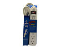 6pc New 3ft 6 Outlet Safety Surge Protector Plug Ac Wall Power Strip Extension