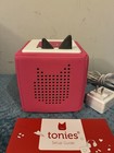 Tonies Toniebox Audio Player Pink Box Player   Charger No Figures Tested 10003