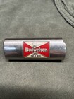 Vintage Budweiser King Of Beers Metal Bic Lighter Sleeve Case Holder