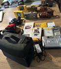 Huge Lot Of Vintage Cameras   Equipment Flash Lenses Filters Cases   More