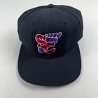 Vintage Sonoma County Crushers Hat Snapback Black New Era Minor League Baseball