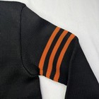 Black Orange Stripe Blank Vintage 40s Varsity Sweater Cardigan 100  Wool Small
