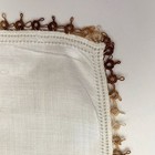 Vintage Linen Tatted Lace Bridesmaid Handkerchief Wedding Cottage Core Granny 