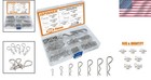 100pc Stainless Steel Cotter Pins Assortment - 7 Sizes For Tight Fastening