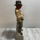 Lionstone Whiskey Decanter Casual Indian 1969 Vintage Kentucky Porcelain 14 Inch