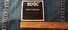 Ac dc Back In Black Logo 3 Inch Iron On Patch