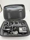 Gopro Action Camera Accessory Bundle W  Black Case  Mounts  Cables  Compartments