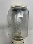 Antique Arcade Crystal No 4 Wall Mount Coffee Grinder Kitchen Primitive White