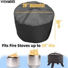 28    Round Fire Pit Cover For Solo Stove Yukon 2 0  Waterproof