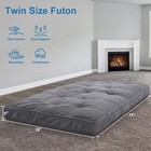 Slsy 6  Daybed Futon Mattress Twin Size 5-layer Foam Filling Futons Couch Bed