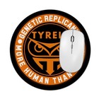 Tyrell Corporation More Human Logo 8 Round Mousepad 1 8 Thick