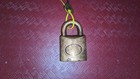 Vintage Ford Brass Padlock  With Key 