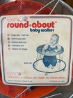 New Vintage 1970s Graco Round About Baby Walker  4700 Orange Unused Sealed Htf